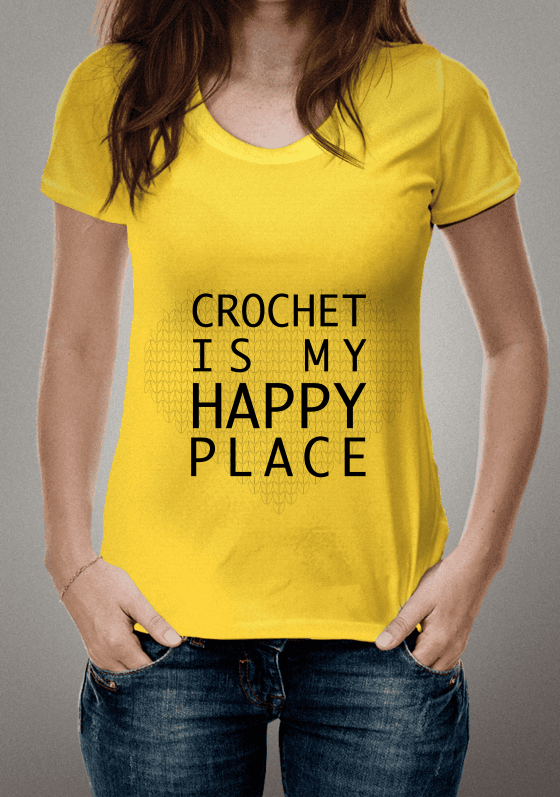 Nome do produto  Crochet is My Happy Place