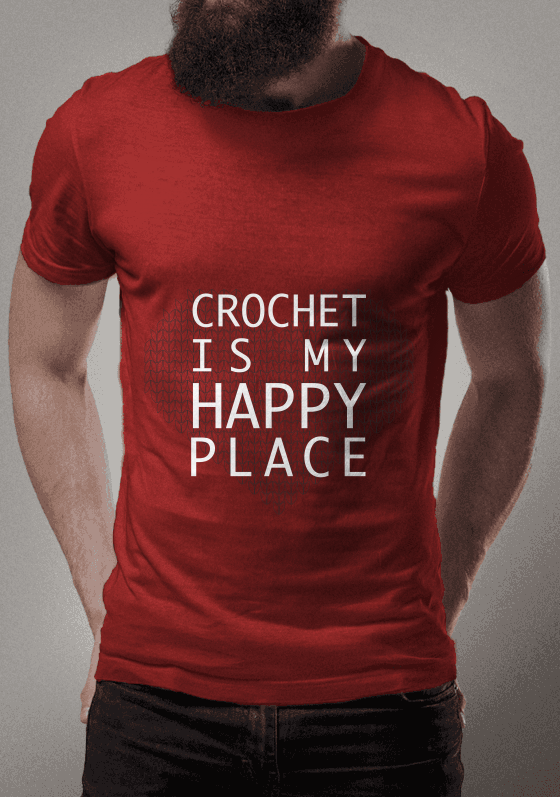 Nome do produto  Crochet is My Happy Place