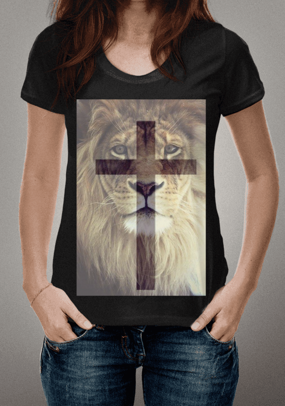 cross lion