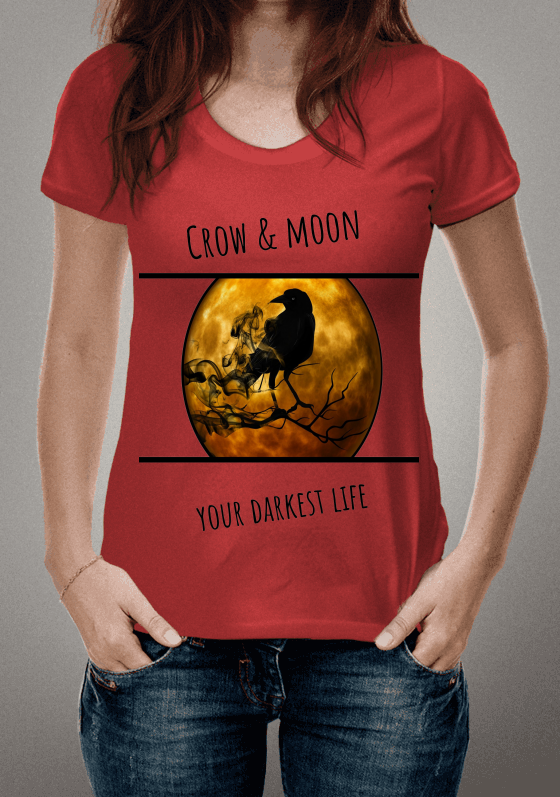 Crow & moon