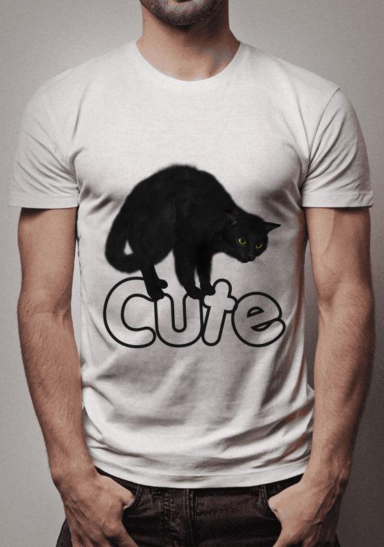 Nome do produto  Cute Cat Black