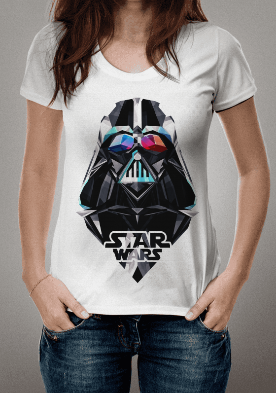 darth vader - poligonal