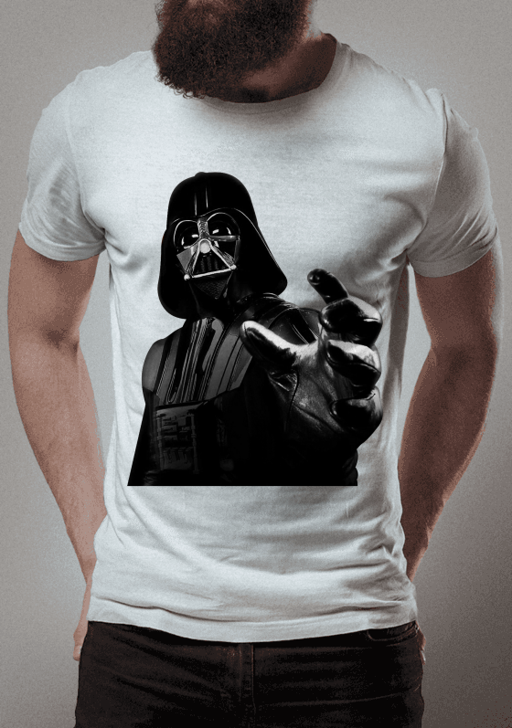 Nome do produto  Darth Vader-branca