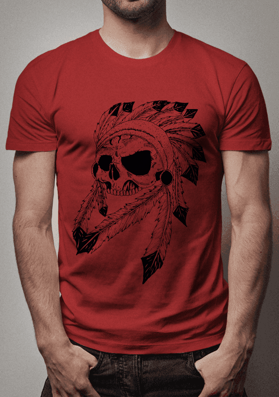 DEATH INDIAN BLACK STROKE