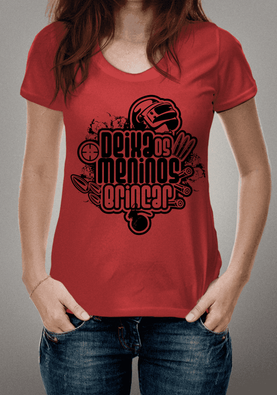 Nome do produto  Deixa os meninos brincar - Mono - Preta