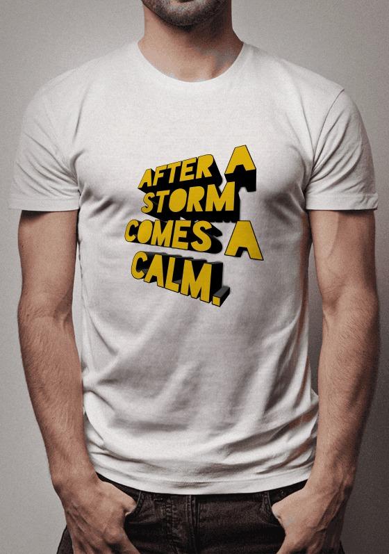 Nome do produto  Depois da tempestade chega a calma.