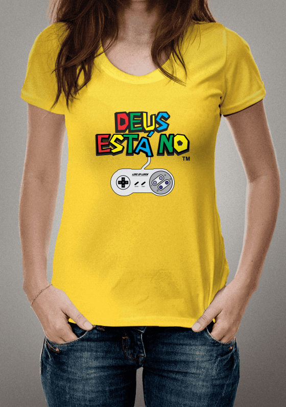 Nome do produto  DEUS ESTÁ NO CONTROLE - TEMA SUPER MÁRIO