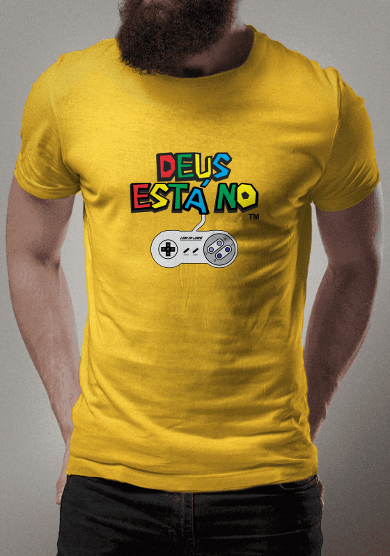 Nome do produto  DEUS ESTÁ NO CONTROLE - TEMA SUPER MÁRIO