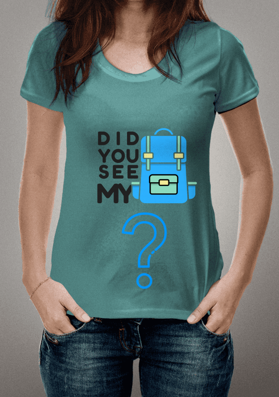 Nome do produto  Did you see my bag?