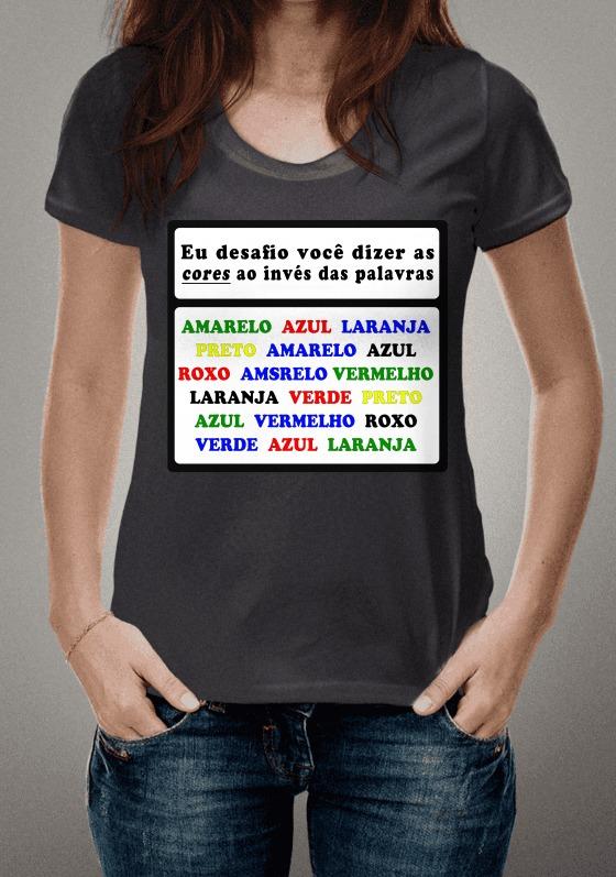 Diga as cores ao "invés" da "palavras" - Dasafios