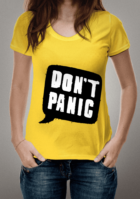 Nome do produto: Don\'t Panic!
