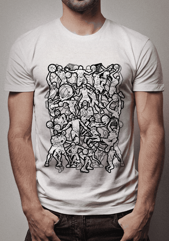 Nome do produto  Doodle basquete