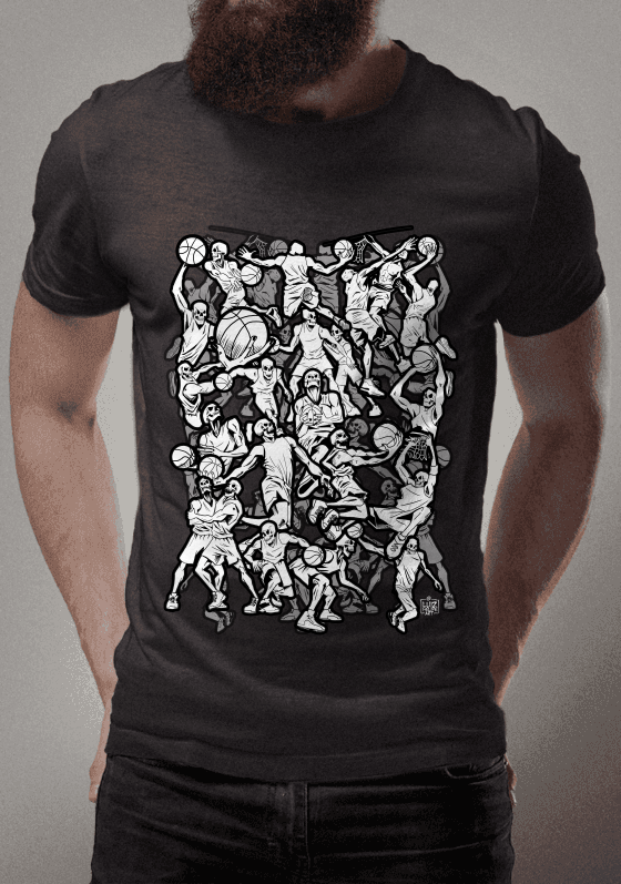 Nome do produto  Doodle basquete