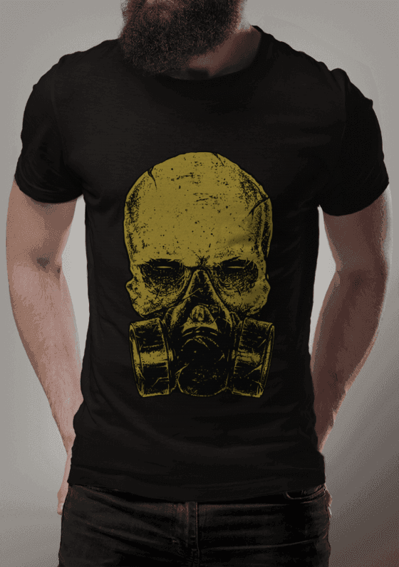 Du Hast - Bronze Skull Black
