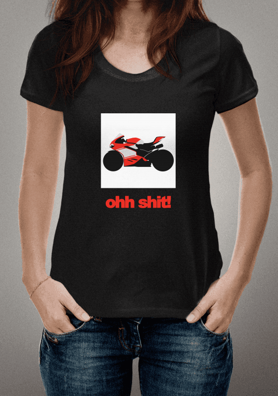 Nome do produto  Ducati - ohh shit!