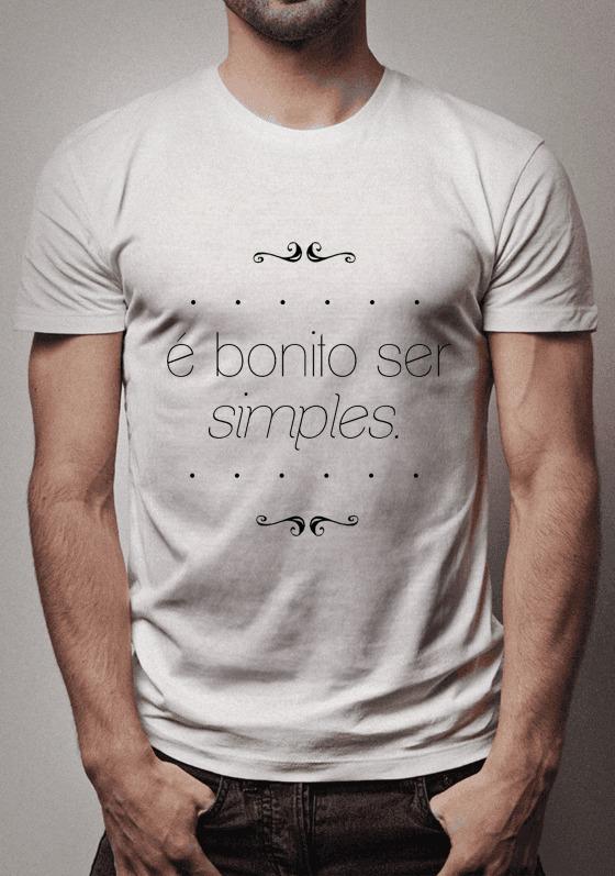 É bonito ser simples.