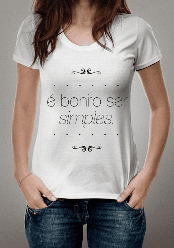 É bonito ser simples.
