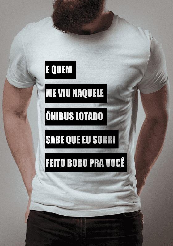 Nome do produto  E quem me viu naquele ônibus lotado sabe que eu me apaixonei