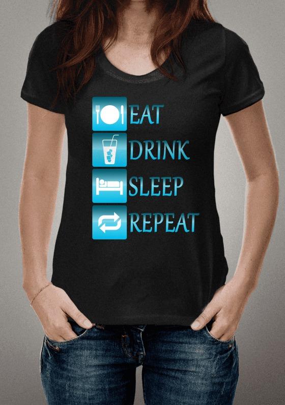 Nome do produto  Eat drink sleep repeat