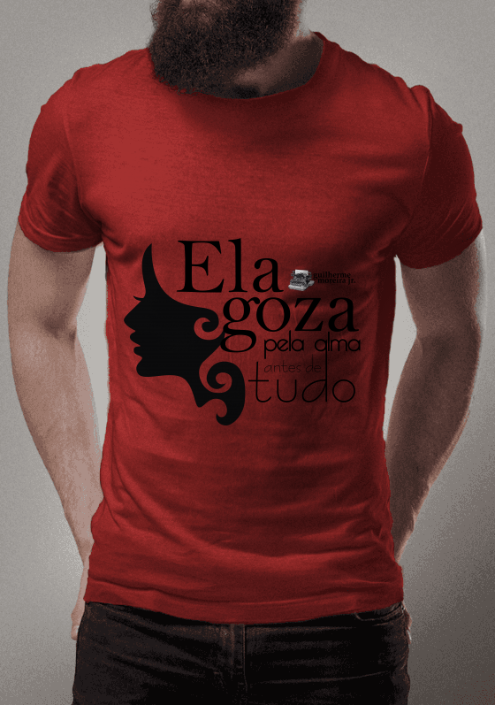 Nome do produto  Ela Goza (txt preto)