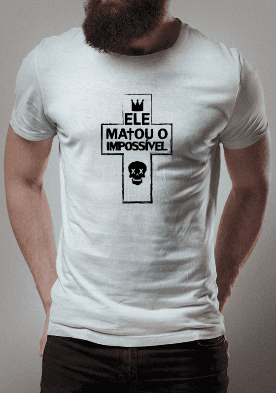Nome do produto  Ele matou o impossível  (Branca Masculina)