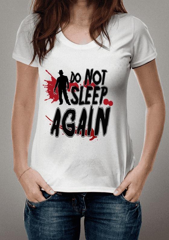 Nome do produto  "Do Not Sleep Again" - Freddy Krueger