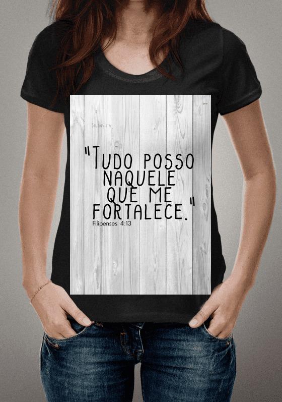 Nome do produto  "Tudo Posso naquele que me fortalece"