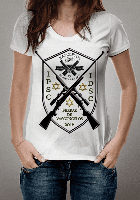 Nome do produto  ESCUDO EAGLE EYES SNIPERS CLASS SHOOTING CLUB