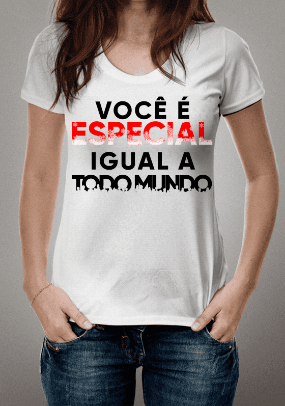 Nome do produto  Especial - Camiseta Branca