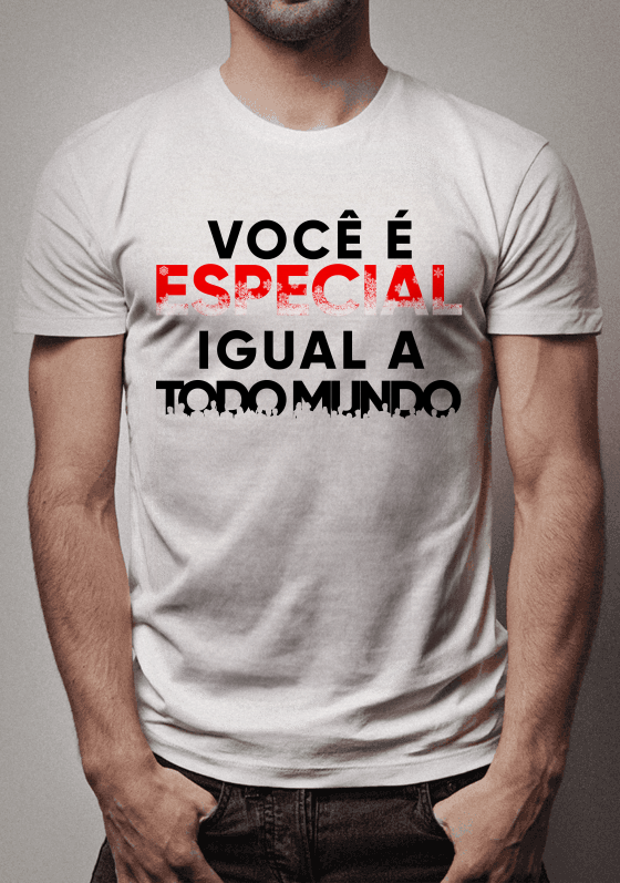Nome do produto  Especial - Camiseta Branca