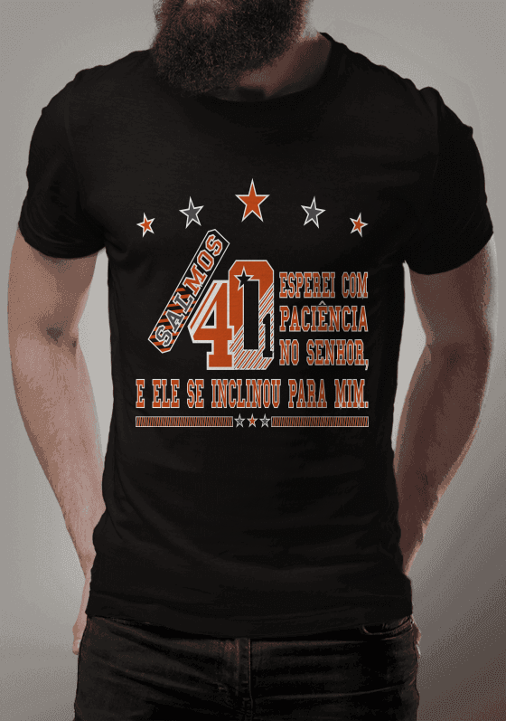 Nome do produto: Esperei com paciência no SENHOR  Salmos 40:1
