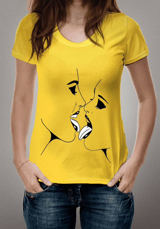 Nome do produto  ESTAMPA BEIJO