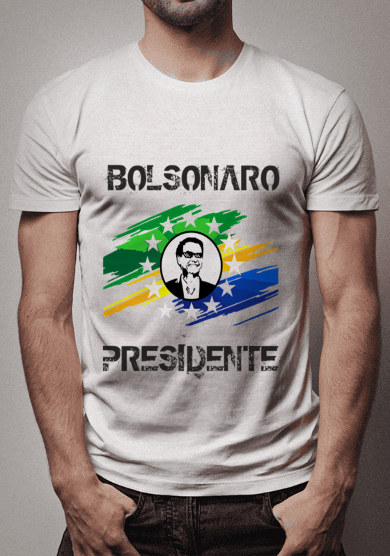 Nome do produto: Estampa Bolsonaro presidente - Feminina