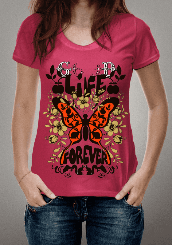 Estampa camiseta Forever