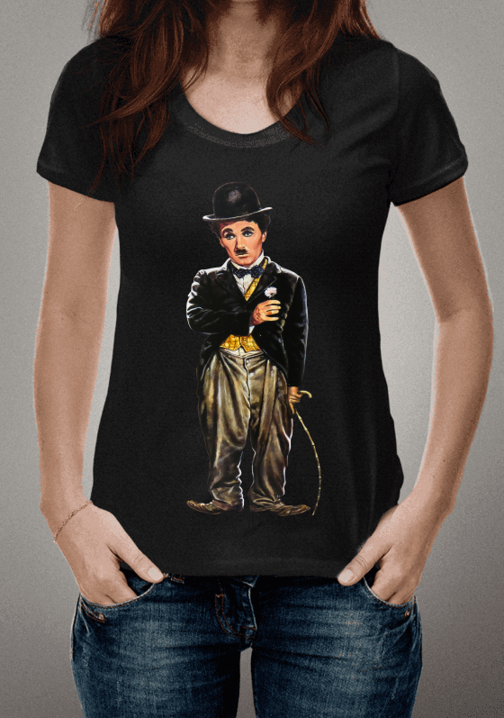 Estampa charlie chaplin