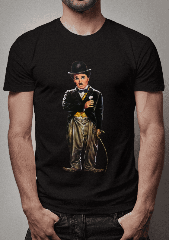 Estampa charlie chaplin