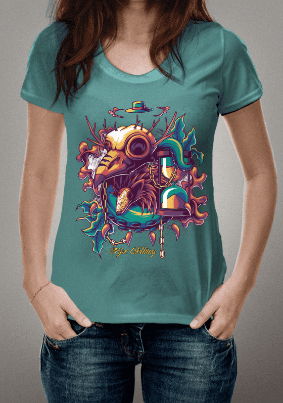 Nome do produto  Estampa Corvo Temp