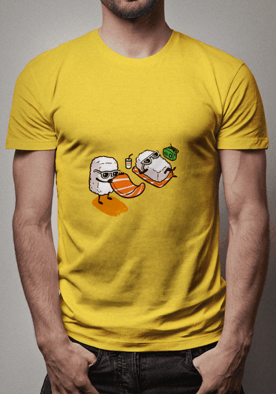 Nome do produto  Estampa de Sushi