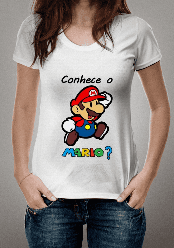 Nome do produto  Estampa do mario