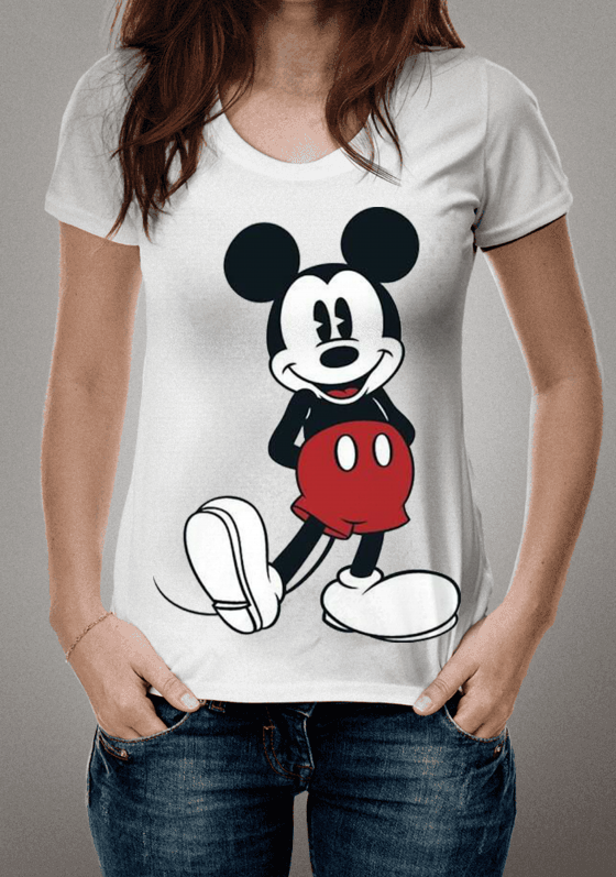 Estampa do Mickey Mouse