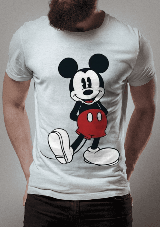 Estampa do Mickey Mouse