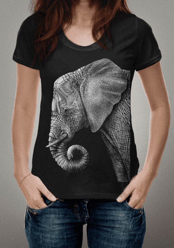 Nome do produto  Estampa elefante