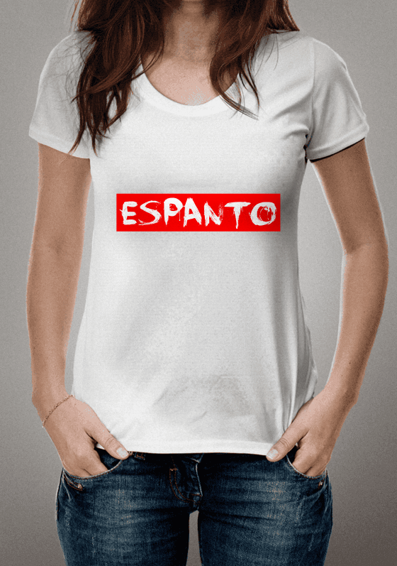 Estampa Espanto (Branca)