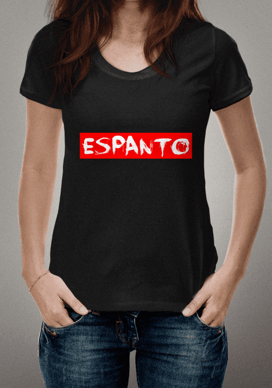 Estampa Espanto (Preta)