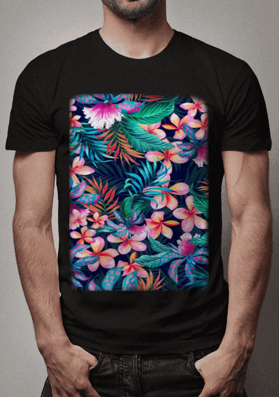 Nome do produto  estampa floral 001