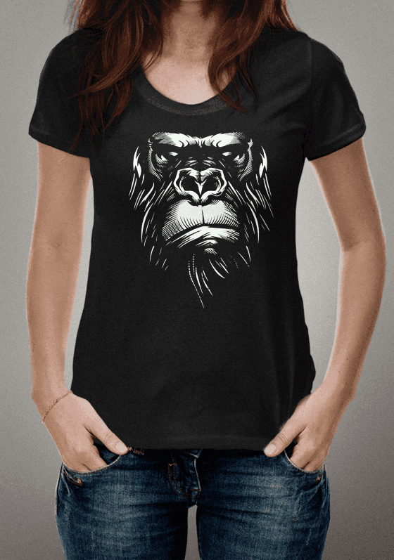 Nome do produto  Estampa Gorila