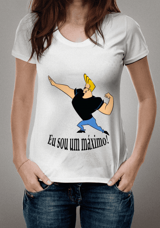 Nome do produto  Estampa johnny bravo 