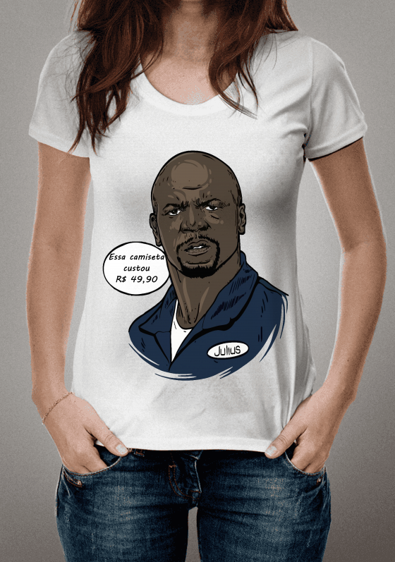 Nome do produto  Estampa Julius (Todo Mundo Odeia o Chris 