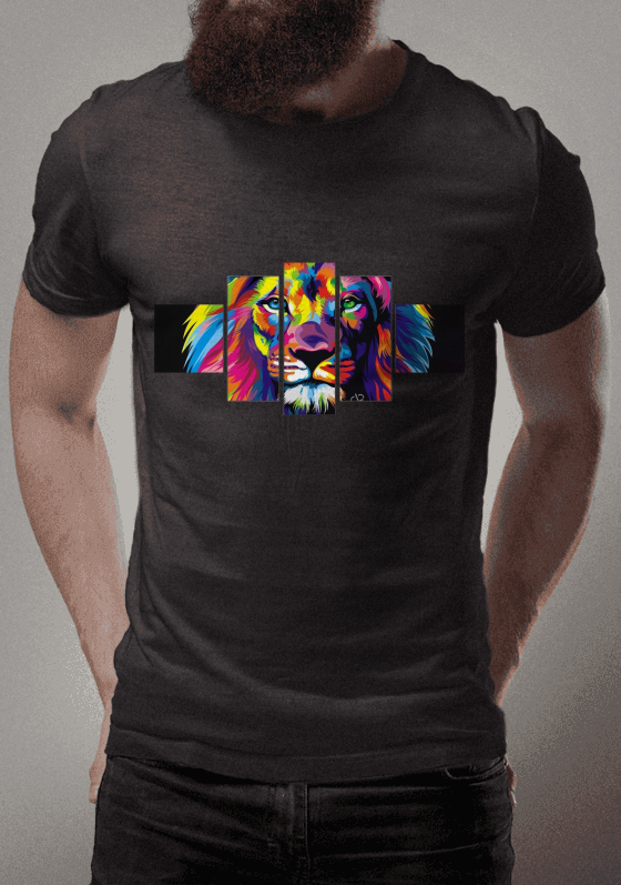 Nome do produto  ESTAMPA LEÃO 01