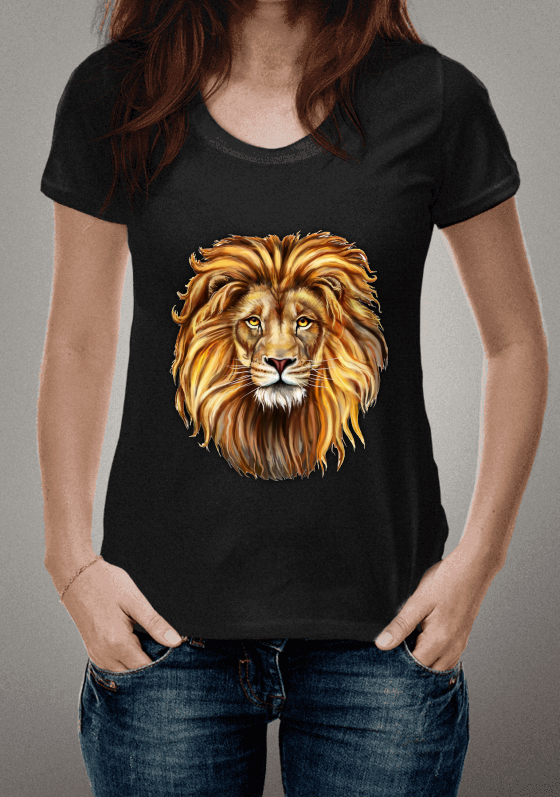 Nome do produto  ESTAMPA LEÃO 02